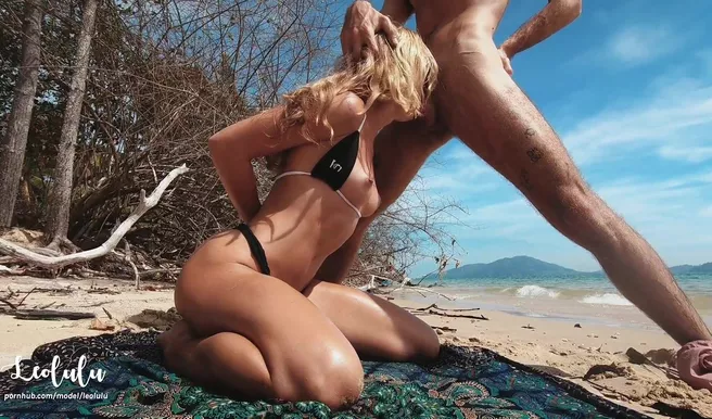 Райский уголок на пляже где можно как следует потрахаться и снять все на камеру