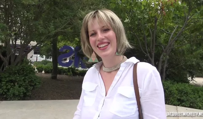 Пикап деловой сисястой блондинки или цепляем бизнес-леди на крючок