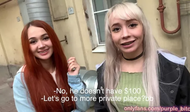 Пикапер вместо покупки пивка снял двух анальщиц с улицы за пару баксов